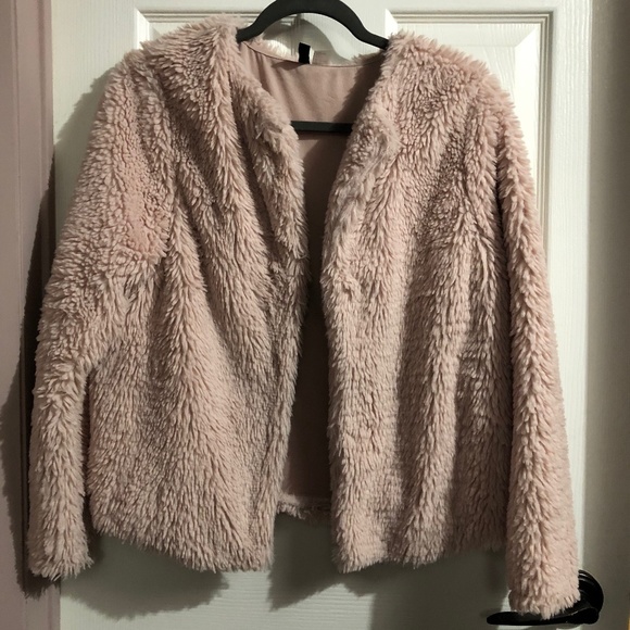 Pink shaggy fur  jacket - Picture 1 of 4